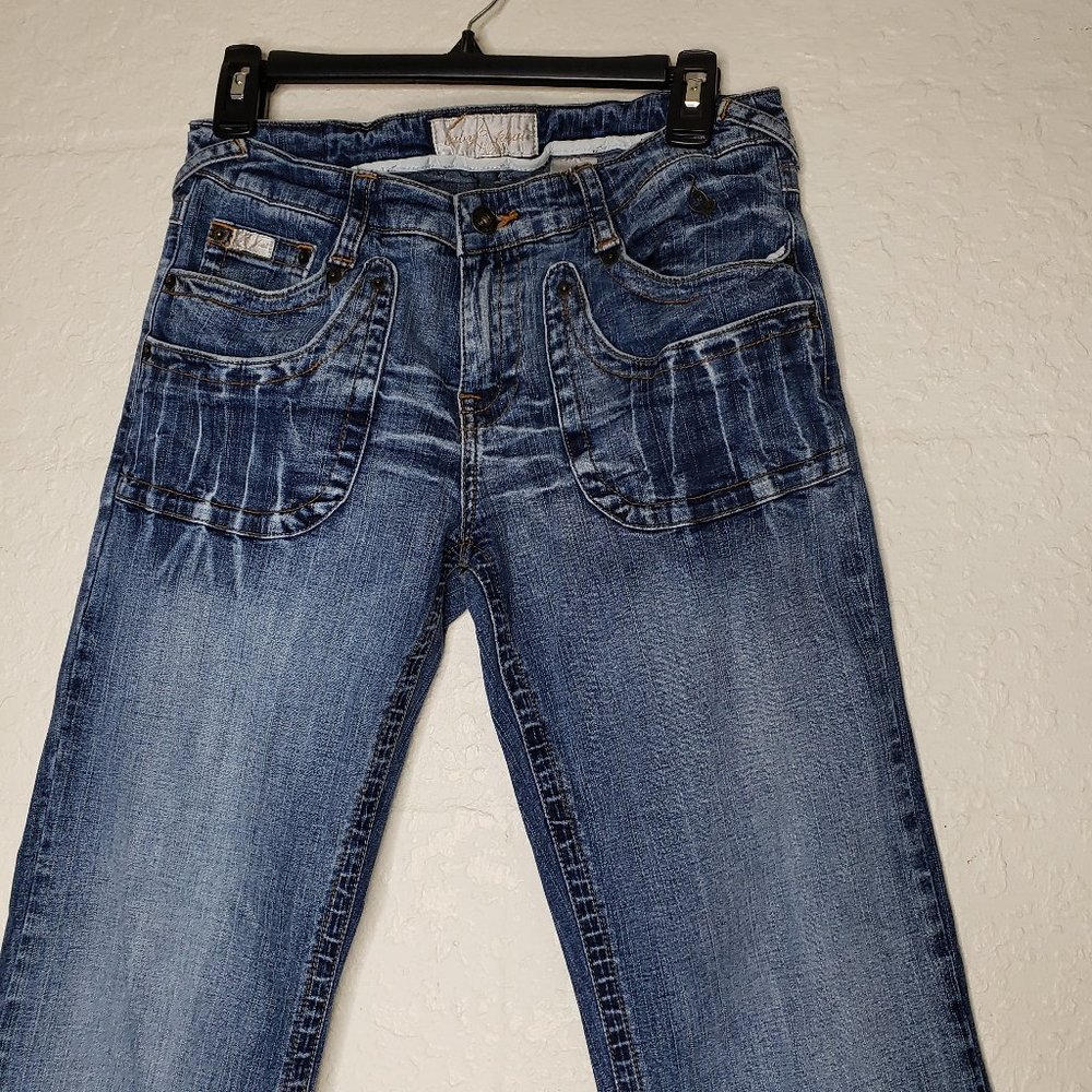 Baby Phat 7 Pocket Blue Jeans Size 11 - Picture 7 of 15